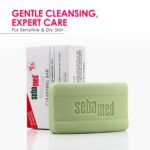 Sebamed Cleansing Bar for sensitive skin 100 gm |pH 5.5| soap free moisturizing bathing bar | vitamins & amino acids l phthalates SLS & parabens free l Clinically proven l Dry skin - Image 3