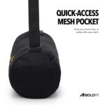 Boldfit Gym Bags for Men Compact Sports Duffle for Women Unisex Duffle Bag for Carry & Travel Adjustable for Shoes Towel Duffel Sports Bag - Image 4