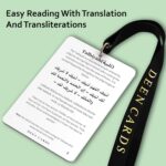 Umrah Dua Cards – 32-Page Umrah Guide Book – Umrah Cards with Lanyard – Includes Duas and Supplications – Pocket-Size Umrah Guide Cards – Durable 400gsm Cards - Image 3