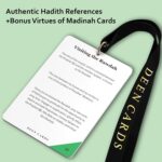 Umrah Dua Cards – 32-Page Umrah Guide Book – Umrah Cards with Lanyard – Includes Duas and Supplications – Pocket-Size Umrah Guide Cards – Durable 400gsm Cards - Image 5