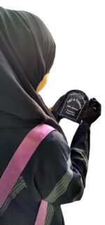 Attached Safri Travel Prayer Mat Water Proof Pocket Friendly Polyester (Black) - Image 5