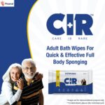 CIR Soft Body Cleansing Wet Bed Bath Wipes for Adults | Body Sponging | Extra Large, 10 Wipes/Pack (Pack of 8), 80 Wipes, White, One Size - Image 4