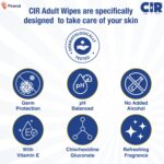 CIR Soft Body Cleansing Wet Bed Bath Wipes for Adults | Body Sponging | Extra Large, 10 Wipes/Pack (Pack of 8), 80 Wipes, White, One Size - Image 5