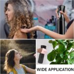 INOVERA (LABEL) Refillable Empty Mist Water Spray Bottle for Taming Hair in Morning, Hairstyling, Plants, Pets (Black, 300ml) - Image 4