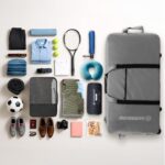 Harissons Holdall Wheeled Duffel Bag | 97L | Foldable & Spacious Travel Luggage with Smooth Wheels, Lockable Pullers & Quick-Grab Handles (Grey) - Image 4