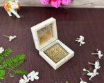 GoldGiftIdeas 24K Gold Plated Mecca Madina Kuran Sharif Photo Frame Box, Islamic Return Gift, Holy Kaaba Photo Gift, Best Islamic Gift, Eid Gift - Image 4