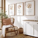 VIBBES Islamic Wall Art Set, Sabr Shukr Tawakkul Prints with Wooden Frames, 3-Piece Arabic Calligraphy Decor (Medium - 35cm x 25cm) - Image 3