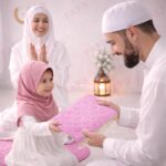 Combo of 2 Janamaz Velvet Prayer Mat | 1 Kid + 1 Adult (Pack of 2) | Soft Thick Islamic Prayer Rug Set for Children & Grown Ups | Premium Namaz Mat for Home, Ramdan, Hajj and Umrah (Pink) - Image 8