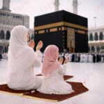 Combo of 2 Janamaz Velvet Prayer Mat | 1 Kid + 1 Adult (Pack of 2) | Soft Thick Islamic Prayer Rug Set for Children & Grown Ups | Premium Namaz Mat for Home, Ramdan, Hajj and Umrah (Brown) - Image 5