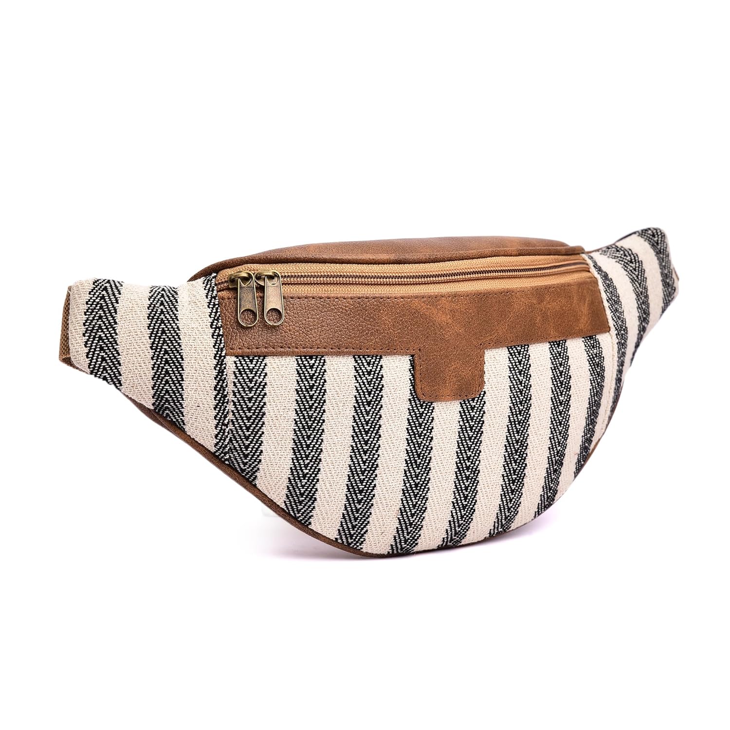 K London Multicolor Canvas Waist Bag for Men & Women | Stylish Travel Fanny Pack with Adjustable Strap | Passport Holder, Belt Pouch for Outdoor, Running, Daily Use | Lightweight Crossbody Bag - Image 5