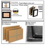 Hawai Silver Plated Mecca Madina Ayatul Kursi Islamic Photo Frame | Engineered Wood Wall Hanging Muslim Home Decor | Quran Verse Islamic Quotes Frame for Home Office Mosque | Size 13 x 9 Inch | SFDI573_FNCY_BLKFRM - Image 4