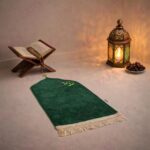 FAF Custom Baby Janamaz Prayer Mat | Customized Kids Islamic Prayer Rug for Boy & Girl (1 to 10) | Soft Thick Namaz Mat, Portable Travel Janemaaz | Mussalla for Home, Mosque, Hajj & Umrah (Green) - Image 6