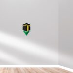 woopme ® Qibla Theme Compass Arrow Direction Sticker Wall Floor Prayer Room Home House Vinyl Printed Praying Stickers L x H 15 x 25 Cms - Image 4