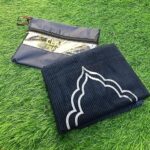 Safri Full Travel Prayer Rectangular Mat, Pocket Friendly Prayer Mat/Pouch Packing Velvet Prayer Mat Hi Quality Travel Prayer Mat (Random Design), Multicolor, 7 Cm, 7 Cm - Image 3