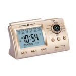 Azan Alarm Clock Muslim Azan Alarm Table Clock for Study Room Indoor Bedroom Gold - Image 3