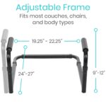 Vive Stand Assist - Mobility Standing Aid Rail for Couch & Chair - Assistance Handle For Patients, Elderly, Seniors & Disabled - Safety Grab Bar For Sitting, Sofa & Home - Adjustable & Portable Device - Image 5