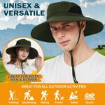 HSR Lightweight Breathable Stylish Summer Hat Cap for Men Women, UV Protection, Sun Protection Round Cap for Travel, Hiking, Gardning, Fishing for Men Women - Image 3