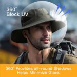 HSR Lightweight Breathable Stylish Summer Hat Cap for Men Women, UV Protection, Sun Protection Round Cap for Travel, Hiking, Gardning, Fishing for Men Women - Image 4