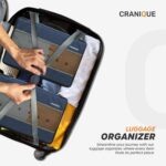 Cranique Packing Cubes for Travel Organizer, Storage Bag, Packing Bag for Clothes, Essential Pouch, Travel Organizer for Men & Women Pack of 3 (Cube1-Blue-Pack3) - Image 5