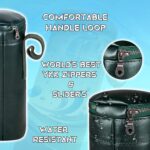 F Gear Glen Dk Green Travel Leather Water Bottle Cover Bag | Bottle Bag Wine Bottle Gift Bag Eco-Friendly Water Bottle Cover for 1.5 Litre Bottle for Office & Travel |Unisex Men Women Boys Girls - Image 5