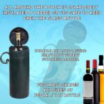 F Gear Glen Dk Green Travel Leather Water Bottle Cover Bag | Bottle Bag Wine Bottle Gift Bag Eco-Friendly Water Bottle Cover for 1.5 Litre Bottle for Office & Travel |Unisex Men Women Boys Girls - Image 6