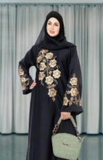 Nida fabric Free Size Muslim Burqa/Abaya & Burkha Dress for Muslim women and Girl's (E07-Burkha) - Image 3