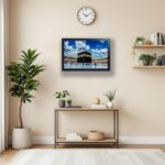 Islamic Wall Decor Photo Frame, Makkah and Madina Muslim Pictures for Home Decoration (Design-04, Black, 10X14 Inches) - Image 5