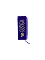 Purple Velvet Mini Qur'an with Golden Brass Cutout and Fancy Box - Image 7