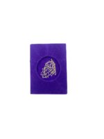 Purple Velvet Mini Qur'an with Golden Brass Cutout and Fancy Box - Image 10
