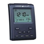 Azan Alarm Table Clock Islamic Calender Time Display for Office Desktop Black|1 Azan Clock| Alarm Clocks| Clocks | Home D?©cor |Home & Garden - Image 8