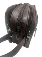 Men's Synthetic Leather Document Pouch 24X10X14 Cm Cash/Money Multipurpose travel Wrist Clutch Business Handbag Sling Document Bag, High-capacity Hand bags - Image 3