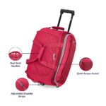 Skybags Cardiff Polyester 63.5 cms Red Travel Duffle (DFTCAR62ERED) (DFTCAR62RED) - Image 3