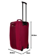 Skybags Cardiff Polyester 63.5 cms Red Travel Duffle (DFTCAR62ERED) (DFTCAR62RED) - Image 5