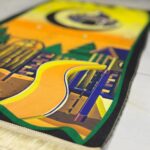 HADIYAH Rectangle Moon & Stars Kids Design Premium Janamaz | Prayer Mat with Name Customisation Option | Soft Velvet Prayer Rug - Image 4