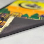 HADIYAH Rectangle Moon & Stars Kids Design Premium Janamaz | Prayer Mat with Name Customisation Option | Soft Velvet Prayer Rug - Image 5