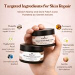 POKONUT Flawless Skin Combo-Pokonut Dark Patch Removal Cream With Turmeric & Niacinamide, 50G Pokonut Natural Stretch Mark Cream With Mulethi & Hyaluronic Acid, Dermatologically Tested (50 gm, Combo - Pack of 2) - Image 5