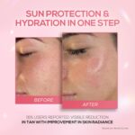 RENEE Pink Therapy PDRN 2-In-1 Sunscreen + Moisturizer SPF 50 PA+++ | In-Vivo Tested | With Niacinamide | Broad Spectrum UVA & UVB Protection | No Visble White Cast | Evens Skin Tone | 50g - Image 8