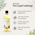 Liquid Castile Soap – (Pack of 2) (Unscented) 500ml x 2 | Gentle Face & Body Wash for Sensitive Skin | Organic Olive, Coconut & Castor Oils | No Fragrance, SLS-Free, Baby-Safe, Vegan - Image 5
