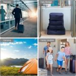 8 Pcs Packing Cubes for Travel, Travel Organizer Bags for Luggage, Suitcase with Toiletry Pouch and Shoe Bag - Set of 8 - Navy Blue, Mesh - Image 4