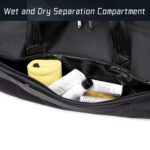 Arctic Hunter Duffle Bag for Travel Gym Nylon 30L Office Hand Bag for Men Women Multiple-Pocket Nylon Water-Repellent Sports Duffel Bag with Shoes Compartment & Detachable Shoulder Strap (Black) - Image 7