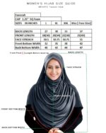 Mehar Hijab Stretchable Frilled Hijab Scarf for Muslim Women | Soft Polyester Stylish Hijab for Women & Teenagers Faeezah Hijab - Image 9