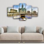JB Creations Islamic Makka Madina Painting | Kaaba wall Decor Digital Reprint 18 inch x 30 inch Painting (Without Frame, Pack of 5) - Image 4