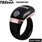 Lightweight Tasbih Smart Ring, Tasbeeh Counters, Prayer Electronic Rosary, Forgiveness ring, Smart Watch, Eid al-Fitr Eid al-Adha Ramadan Gift for men women, TBSoon iqibla zikr ring Rose Golden - Image 3
