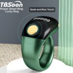 Lightweight Tasbih Smart Ring, Tasbeeh Counters, Prayer Electronic Rosary, Forgiveness ring, Smart Watch, Eid al-Fitr Eid al-Adha Ramadan Gift for men women, TBSoon iqibla zikr ring Rose Golden - Image 4