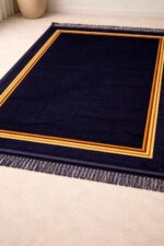 Janamaz Prayer Mat – Turkey Soft Velvet Namaz Mat | Premium Aasan for Daily Salah, Janimaz Namaz, Comfortable & Durable Prayer Mat | 80x120cm, Multi - 1 - Image 3