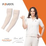 FOVERA UV Sun Protection Arm Sleeves for Men & Women – UPF 50+ Cooling Hand Cover for Biking, Cricket, Driving & Cycling – Seamless Compression Tattoo Cover & Tan Protection Guard - Image 3