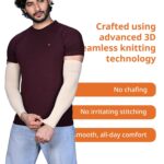 FOVERA UV Sun Protection Arm Sleeves for Men & Women – UPF 50+ Cooling Hand Cover for Biking, Cricket, Driving & Cycling – Seamless Compression Tattoo Cover & Tan Protection Guard - Image 5