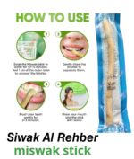 Organo Mart Miswak Sticks for Teeth – Eco-Friendly Chewing Stick, 100% Natural Toothbrush – Extra Soft, Herbal Tooth Cleaning, Helps Freshen Breath, Pack of 5 - Image 4