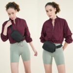 Waist Bag for Men and Women | Cross Body Sling Bag Fanny Pack for Hiking, Running, Bike, Travel | Water-Repellent Nylon Two Way Zipper Waist Pack with Adjustable Strap - Image 4