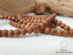 Sandalwood Islamic Rosary Tasbih 100 Beads (99+1) Tasbih, Islamic Tasbih, Sandalwood (Chandan) Fragnent Tasbeeh, Allah Mohammad Prayer Beads Mala (10MM) - Image 4